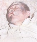 Un-identified dead body